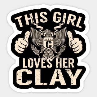 CLAY Sticker